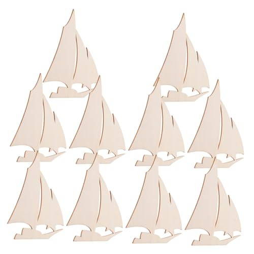 SOPOTUTU 10 Stück Teiliges Unvollendeter Holz Segelboote für Diy Bastelprojekte Nautische Dekoration für Zuhause Büro und Cafés Kreatives Basteln und Gestaltung SOPOTUTU 10 Stück Teiliges Unvollendeter Holz Segelboote für Diy Bastelprojekte Nautische Dekoration für Zuhause Büro und Cafés Kreatives Basteln und Gestaltung von SOPOTUTU