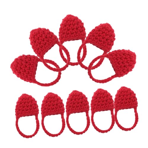 SOPOTUTU 10 Stücke Mini Puppe Handtaschen Handgemachte Gestrickte Lagerung Tasche Gehäkelte Tasche Niedlichen Charme Geldbörse SOPOTUTU 10 Stücke Mini Puppe Handtaschen Handgemachte Gestrickte Lagerung Tasche Gehäkelte Tasche Niedlichen Charme Geldbörse von SOPOTUTU