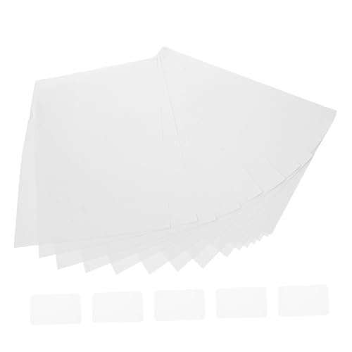 SOPOTUTU 100 Blatt Etikettenaufkleber Versandetiketten Aufkleber Zum Beschriften Hersteller Von Adressetiketten Druckeretiketten Adressaufkleber Für Umschläge Klebeetiketten Papier Weiß von SOPOTUTU