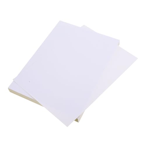 SOPOTUTU 100 Blatt Selbstklebende Etiketten Matte Druckpapier für Tintenstrahldrucker für Preisetiketten und Kunstprojekte Vielseitig Einsetzbar Hochwertige Haftung Rückstandsfrei Ablösbar von SOPOTUTU