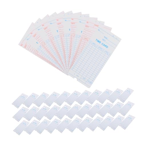 SOPOTUTU 100 Stück Anwesenheitsmaschine Lochpapier Du Lochst Stechuhrkarten Zeitkarte Aufgabenkarten Zeit Uhr Zeituhr Für Mitarbeiter Zeitmanagementspiele Lochkarten Für Den Unterricht SOPOTUTU 100 Stück Anwesenheitsmaschine Lochpapier Du Lochst Stechuhrkarten Zeitkarte Aufgabenkarten Zeit Uhr Zeituhr Für Mitarbeiter Zeitmanagementspiele Lochkarten Für Den Unterricht von SOPOTUTU
