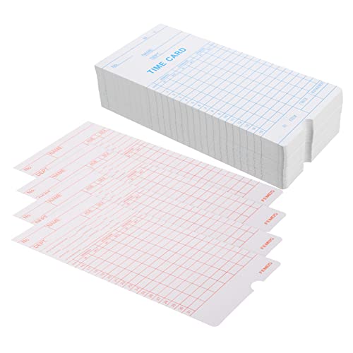 SOPOTUTU 100 Stück Attendance Recording Cards für Bürobedarf Englisch Einfache und Praktische Anwesenheitskarten für Büro und Schulgebrauch Langlebig und Tragbar für Freunde und Familie SOPOTUTU 100 Stück Attendance Recording Cards für Bürobedarf Englisch Einfache und Praktische Anwesenheitskarten für Büro und Schulgebrauch Langlebig und Tragbar für Freunde und Familie von SOPOTUTU
