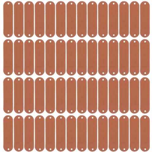 SOPOTUTU 100 Stück DIY Lederetiketten Blanko mit Löchern PU Leder Anhänger zum Annähen für Kleidung Jeans Taschen Mützen Handarbeit Namensetiketten für Kinderkleidung Schöne Bastelidee SOPOTUTU 100 Stück DIY Lederetiketten Blanko mit Löchern PU Leder Anhänger zum Annähen für Kleidung Jeans Taschen Mützen Handarbeit Namensetiketten für Kinderkleidung Schöne Bastelidee von SOPOTUTU