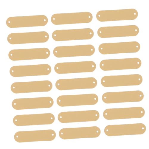 SOPOTUTU 100 Stück PU Leder Etiketten zum Annähen Zweilochige DIY Labels für Kleidung Hüte Jeans Handgemachte Beschriftung Langlebig und für Bastelbedarf SOPOTUTU 100 Stück PU Leder Etiketten zum Annähen Zweilochige DIY Labels für Kleidung Hüte Jeans Handgemachte Beschriftung Langlebig und für Bastelbedarf von SOPOTUTU