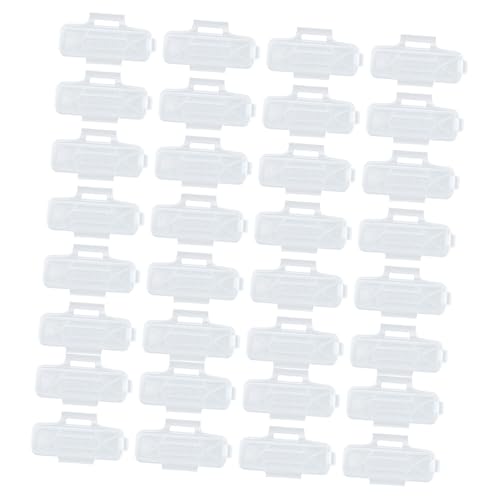 SOPOTUTU 100 Stück Transparente Kabelmarkierungsbox aus Robustem Kunststoff Korrosionsbeständig Einfache Installation mit Kabelbinder Geeignet für Netzwerk und Stromkabel Praktische SOPOTUTU 100 Stück Transparente Kabelmarkierungsbox aus Robustem Kunststoff Korrosionsbeständig Einfache Installation mit Kabelbinder Geeignet für Netzwerk und Stromkabel Praktische von SOPOTUTU