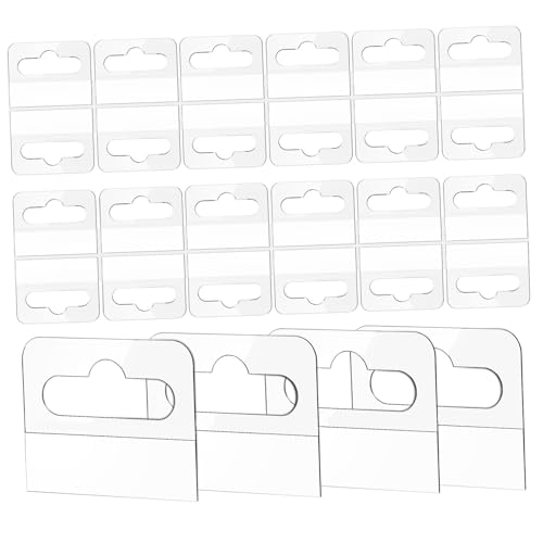 SOPOTUTU 100 Stück hängendes Etikett Aufkleberanzeige klare klebrige Aufhängelaschen Klebestreifen klebrige Kleiderbügel Aufhängelaschen für den Einzelhandel PVC Transparent SOPOTUTU 100 Stück hängendes Etikett Aufkleberanzeige klare klebrige Aufhängelaschen Klebestreifen klebrige Kleiderbügel Aufhängelaschen für den Einzelhandel PVC Transparent von SOPOTUTU