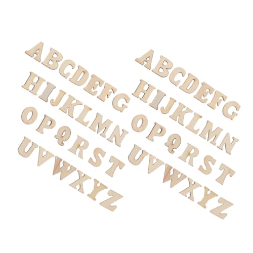 SOPOTUTU 104Stücke Holzbuchstaben zum Selbermachen DIY Ausschnitte für Kreative Bastelprojekte für Dekoration und Persönliche Gestaltung Natürliche Farbe SOPOTUTU 104Stücke Holzbuchstaben zum Selbermachen DIY Ausschnitte für Kreative Bastelprojekte für Dekoration und Persönliche Gestaltung Natürliche Farbe von SOPOTUTU