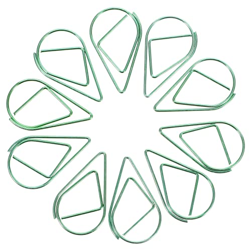 SOPOTUTU 10Stücke Metall Büroklammern Dekorative Clips für Rechnungen und Notizen Stilvolle Büroaccessoires für Schule und Büro Langlebig und Praktisch von SOPOTUTU