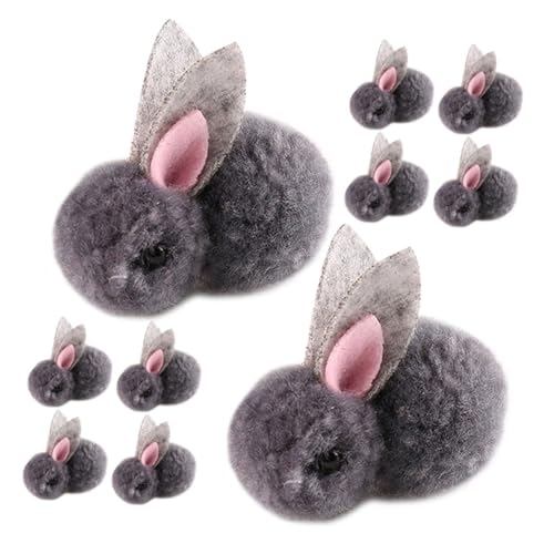SOPOTUTU 10Stücke Mini Kaninchen Puppen Plüsch Mini Stofftiere Für DIY Dekoration Für Kleidung Und Kopfschmuck Vielseitige Anwendung Für Osterfestlichkeiten SOPOTUTU 10Stücke Mini Kaninchen Puppen Plüsch Mini Stofftiere Für DIY Dekoration Für Kleidung Und Kopfschmuck Vielseitige Anwendung Für Osterfestlichkeiten von SOPOTUTU