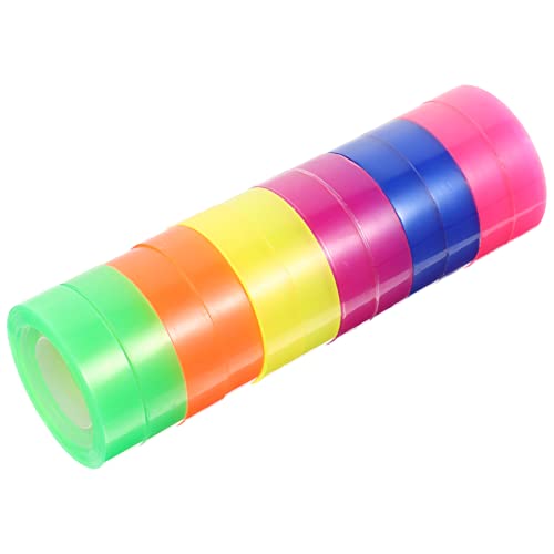 SOPOTUTU 12 Rollen Bunte DIY Klebebänder Transparentes Bastelband für Schüler Vielseitig Einsetzbar für Scrapbooking und Dekoration SOPOTUTU 12 Rollen Bunte DIY Klebebänder Transparentes Bastelband für Schüler Vielseitig Einsetzbar für Scrapbooking und Dekoration von SOPOTUTU