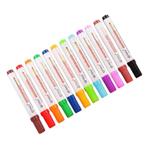 SOPOTUTU 12 Stück Löschbare Whiteboard Marker Schreibtafel Homeschool Zubehör Trocken Löschbarer Stift Für Stifte Löschbar Bunte Löschbare Stifte Löschbare Notiztafeln Niedliches von SOPOTUTU