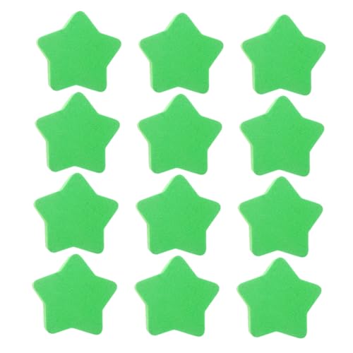 SOPOTUTU 12 Stück Pentagramm-Radiergummi Weiß klein Mini Planke Kind whiteboard zubehör Magnetischer Tafelschwamm Lehrerzubehör Trockenradierer für Whiteboards Eva-Filztuch Green SOPOTUTU 12 Stück Pentagramm-Radiergummi Weiß klein Mini Planke Kind whiteboard zubehör Magnetischer Tafelschwamm Lehrerzubehör Trockenradierer für Whiteboards Eva-Filztuch Green von SOPOTUTU