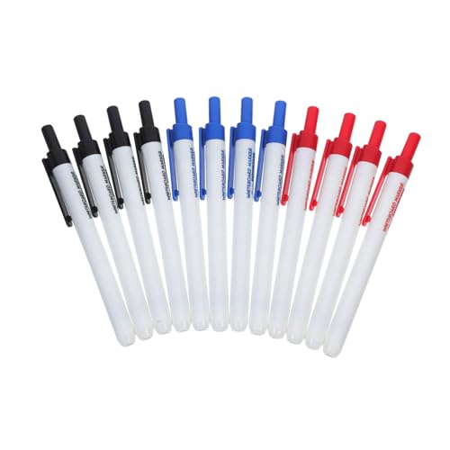 SOPOTUTU 12 Stück Teiliges Abwischbarer Whiteboard Marker Vielseitig Einsetzbar Kunststoff Keramik für Schule Büro Planung und Tägliche Nutzung SOPOTUTU 12 Stück Teiliges Abwischbarer Whiteboard Marker Vielseitig Einsetzbar Kunststoff Keramik für Schule Büro Planung und Tägliche Nutzung von SOPOTUTU