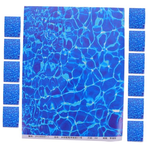 SOPOTUTU 12 Stück Teiliges Meeresthema Scrapbook mit Wassertextur für Büro Klassenzimmer und Partys Vielseitig Einsetzbare Dekoration Kreative Bastelblätter für Diy Projekte und Modelle SOPOTUTU 12 Stück Teiliges Meeresthema Scrapbook mit Wassertextur für Büro Klassenzimmer und Partys Vielseitig Einsetzbare Dekoration Kreative Bastelblätter für Diy Projekte und Modelle von SOPOTUTU