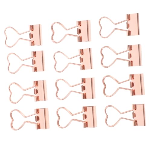 SOPOTUTU 12 Stück Teiliges Metall Binder Clips Kleine Büroklammern mit Starkem Halt Vielseitige Dokumentenklammern für Büro und Zuhause Praktische Paper Clips für Schnelles und Ordentliches SOPOTUTU 12 Stück Teiliges Metall Binder Clips Kleine Büroklammern mit Starkem Halt Vielseitige Dokumentenklammern für Büro und Zuhause Praktische Paper Clips für Schnelles und Ordentliches von SOPOTUTU