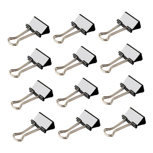 SOPOTUTU 12 Stück Teiliges Metall Zeichenbrett Klammern Wiederverwendbare Binder Clips für Studenten Künstler Bürobedarf Langlebig Praktisch Vielseitig Einsetzbar SOPOTUTU 12 Stück Teiliges Metall Zeichenbrett Klammern Wiederverwendbare Binder Clips für Studenten Künstler Bürobedarf Langlebig Praktisch Vielseitig Einsetzbar von SOPOTUTU