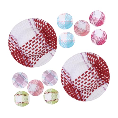 SOPOTUTU 12 Stück Teiliges Mini Papier und Stoffhüte Bunte Gestreifte Miniatur Puppenhüte für DIY Bastelprojekte Puppenhaus Dekoration Langlebige Handliche Mini Hüte SOPOTUTU 12 Stück Teiliges Mini Papier und Stoffhüte Bunte Gestreifte Miniatur Puppenhüte für DIY Bastelprojekte Puppenhaus Dekoration Langlebige Handliche Mini Hüte von SOPOTUTU