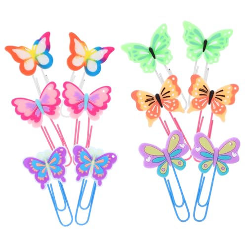 SOPOTUTU 12 Stück Teiliges Schmetterling Büroklammern Lesezeichen Dekorative Kleine Clips für Schule Büro Fotoalben Karten und Dokumente Langlebig und Vielseitig Einsetzbar SOPOTUTU 12 Stück Teiliges Schmetterling Büroklammern Lesezeichen Dekorative Kleine Clips für Schule Büro Fotoalben Karten und Dokumente Langlebig und Vielseitig Einsetzbar von SOPOTUTU
