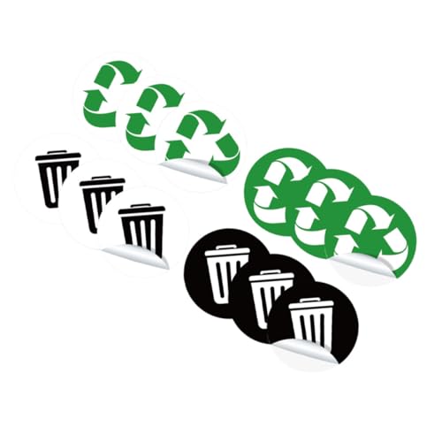 SOPOTUTU 12 Stück Teiliges Selbstklebendes Recycling aufkleber PVC Wasserfest und Abziehbar für Mülltonnen kennzeichnung und Mülltrennung in Küche und Haushalt Langlebig und Verschleißfest SOPOTUTU 12 Stück Teiliges Selbstklebendes Recycling aufkleber PVC Wasserfest und Abziehbar für Mülltonnen kennzeichnung und Mülltrennung in Küche und Haushalt Langlebig und Verschleißfest von SOPOTUTU