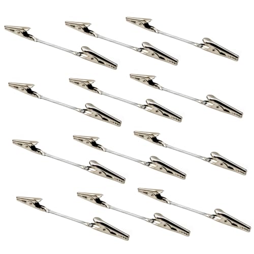 SOPOTUTU 12 Stück Teiliges Zwei Köpfige Metall Alligator Klemmen für Fotos Memo Notizen DIY Zubehör Stabile Drahtseil Fotoklammern für Partys Hochzeitsdeko und Tischkartenhalter SOPOTUTU 12 Stück Teiliges Zwei Köpfige Metall Alligator Klemmen für Fotos Memo Notizen DIY Zubehör Stabile Drahtseil Fotoklammern für Partys Hochzeitsdeko und Tischkartenhalter von SOPOTUTU