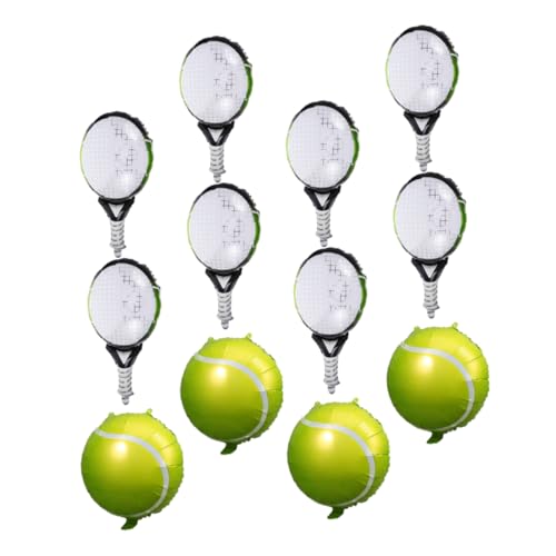 SOPOTUTU 12stücke Tennisball-luftballons Und Tennisschläger-dekoballons Sportliche Party-dekoration Für Kindergeburtstage Resistente Und Leichtgewichtige Folienballons Einfach SOPOTUTU 12stücke Tennisball-luftballons Und Tennisschläger-dekoballons Sportliche Party-dekoration Für Kindergeburtstage Resistente Und Leichtgewichtige Folienballons Einfach von SOPOTUTU