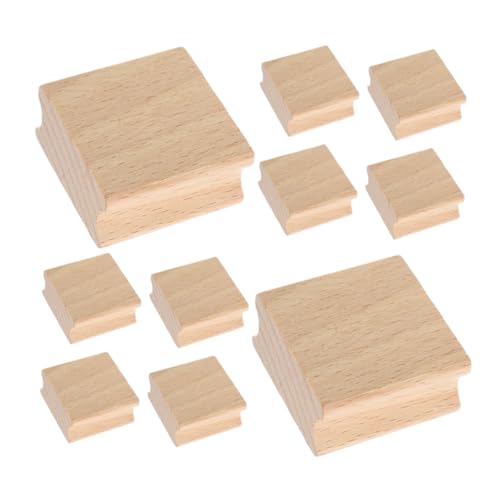 SOPOTUTU 12 Stück hölzernes Siegel Schnitzen eines quadratischen Holzsiegels DIY Schnitzstempel Holzstempel selber machen Scrapbook-Siegel aus Holz DIY Holzstempel SOPOTUTU 12 Stück hölzernes Siegel Schnitzen eines quadratischen Holzsiegels DIY Schnitzstempel Holzstempel selber machen Scrapbook-Siegel aus Holz DIY Holzstempel von SOPOTUTU