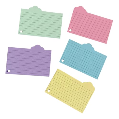 SOPOTUTU 125 Blatt Farbige Kleine Wolkenförmige Karteikarten Notizblock mit Glattem Schreibpapier Vielseitiges Memo und Lernkarten für Schüler und Lehrer für Notizen und Aufgabenplanung SOPOTUTU 125 Blatt Farbige Kleine Wolkenförmige Karteikarten Notizblock mit Glattem Schreibpapier Vielseitiges Memo und Lernkarten für Schüler und Lehrer für Notizen und Aufgabenplanung von SOPOTUTU