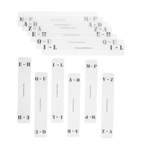 SOPOTUTU 12Stücke Schallplattenteiler A Z Horizontale und Vertikale für CD Organisierung Transparente Trennwände zur Regalaufbewahrung von Sammlungen SOPOTUTU 12Stücke Schallplattenteiler A Z Horizontale und Vertikale für CD Organisierung Transparente Trennwände zur Regalaufbewahrung von Sammlungen von SOPOTUTU