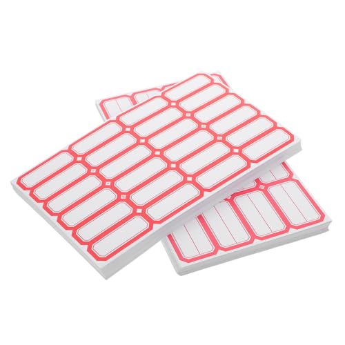 SOPOTUTU 136 Blatt Selbstklebende Etiketten Multifunktionale Preisetiketten Tragbare Klebeetiketten für Büro Zuhause für Postkarten Briefe und Aufbewahrung von SOPOTUTU