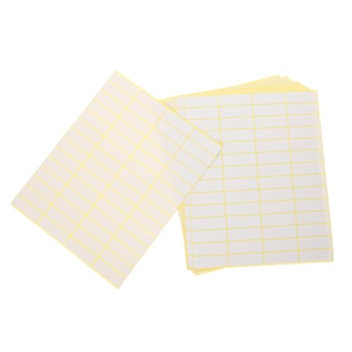 SOPOTUTU 15 Blatt Vielseitige Preisetiketten Selbstklebende Blankoaufkleber für Preisschilder und Organisation für Büro Laden und Zuhause von SOPOTUTU
