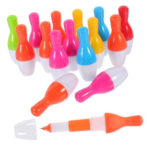 SOPOTUTU 15 Stück Teiliges Bowling Kugelschreiber Kreative Einziehbare Kugelschreiber in Bunten Farben Lustige Schüler Schreibwaren für Schule und Geschenkideen Plastikbasiert und SOPOTUTU 15 Stück Teiliges Bowling Kugelschreiber Kreative Einziehbare Kugelschreiber in Bunten Farben Lustige Schüler Schreibwaren für Schule und Geschenkideen Plastikbasiert und von SOPOTUTU