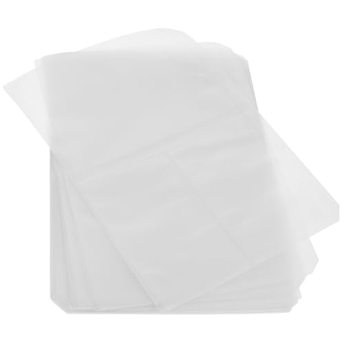 SOPOTUTU 15 Stück Teiliges PVC Binder Taschen Wasserdichte Klarsichthüllen mit Löchern Vielseitige Aufbewahrung für Belege Tickets und Dokumente Langlebige Ordner Hüllen für Büro und von SOPOTUTU