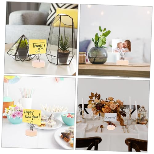 SOPOTUTU 15 Stück Teiliges Vintage Beech Holz Memo Clips mit Stabilem Eisenfuß Niedliche Fotohalter für Tischkarten Namensschilder und Notizen Dekoration für Hochzeit Party und Zuhause SOPOTUTU 15 Stück Teiliges Vintage Beech Holz Memo Clips mit Stabilem Eisenfuß Niedliche Fotohalter für Tischkarten Namensschilder und Notizen Dekoration für Hochzeit Party und Zuhause von SOPOTUTU