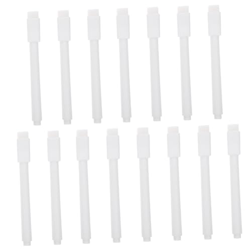 SOPOTUTU 15 Stück Teiliges Weiße Abwischbare Kreidestifte mit Feiner Spitze Flüssige Whiteboard Marker Deckend Langlebig für Tafel LED Leuchtboard Schule Büro Zuhause von SOPOTUTU