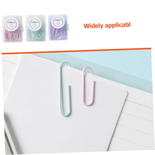 SOPOTUTU 150 Stück Bunte Büroklammern Metall Paper Clips in Farben für Büro Schule Multi Funktionale Feste Haltekraft und Praktische Aktenklammern SOPOTUTU 150 Stück Bunte Büroklammern Metall Paper Clips in Farben für Büro Schule Multi Funktionale Feste Haltekraft und Praktische Aktenklammern von SOPOTUTU