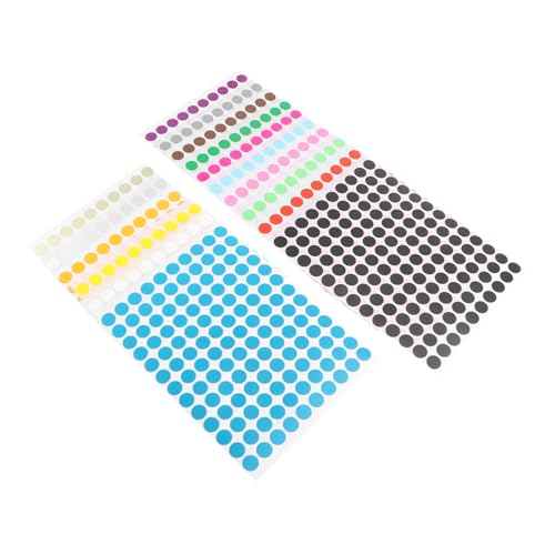 SOPOTUTU 16 Blatt Bunte Runde Punkt aufkleber Selbstklebend Farben Je Bogen Farbige Markierungspunkte für Geschenke Basteln Büro Schule zum Beschriften und Dekorieren SOPOTUTU 16 Blatt Bunte Runde Punkt aufkleber Selbstklebend Farben Je Bogen Farbige Markierungspunkte für Geschenke Basteln Büro Schule zum Beschriften und Dekorieren von SOPOTUTU