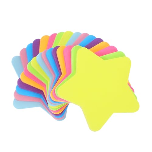 SOPOTUTU 16 Stück Teiliges Bunte Haftnotizen in Sternform Selbstklebend Starke Haftung und Tragbar für Büro Schule und Tägliche Organisation Auffälliges Design für Wichtige Notizen SOPOTUTU 16 Stück Teiliges Bunte Haftnotizen in Sternform Selbstklebend Starke Haftung und Tragbar für Büro Schule und Tägliche Organisation Auffälliges Design für Wichtige Notizen von SOPOTUTU