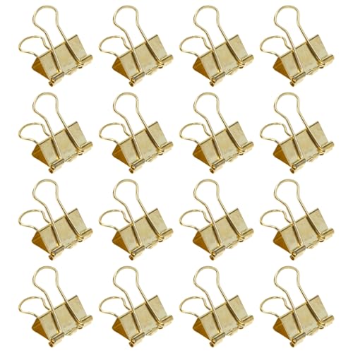 SOPOTUTU 16 Stück Teiliges Goldfarbener Clips Vielseitige Büroklammern für Dokumente Rechnungen und Papier Praktische Büro Schulzubehör für Effiziente Organisation SOPOTUTU 16 Stück Teiliges Goldfarbener Clips Vielseitige Büroklammern für Dokumente Rechnungen und Papier Praktische Büro Schulzubehör für Effiziente Organisation von SOPOTUTU