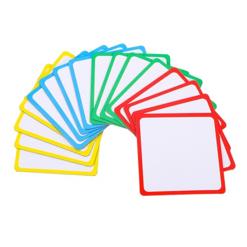 SOPOTUTU 16 Stück Teiliges Magnetische Trocken Abwischbare Etiketten Quadratisch in Blau Rot Grün Gelb Beschreibbare Namensschilder für Whiteboard Regal Kühlschrank Büro Schule SOPOTUTU 16 Stück Teiliges Magnetische Trocken Abwischbare Etiketten Quadratisch in Blau Rot Grün Gelb Beschreibbare Namensschilder für Whiteboard Regal Kühlschrank Büro Schule von SOPOTUTU