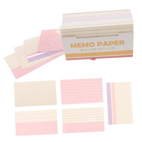 SOPOTUTU 180 Blatt Haftnotizen für Karteikarten Indexkarten Mini-Karteikarten leere Karten linierte Karteikarten linierte Notizkarten Tagesplaner undatiert Karteikarten mit Ring Neon Papier SOPOTUTU 180 Blatt Haftnotizen für Karteikarten Indexkarten Mini-Karteikarten leere Karten linierte Karteikarten linierte Notizkarten Tagesplaner undatiert Karteikarten mit Ring Neon Papier von SOPOTUTU