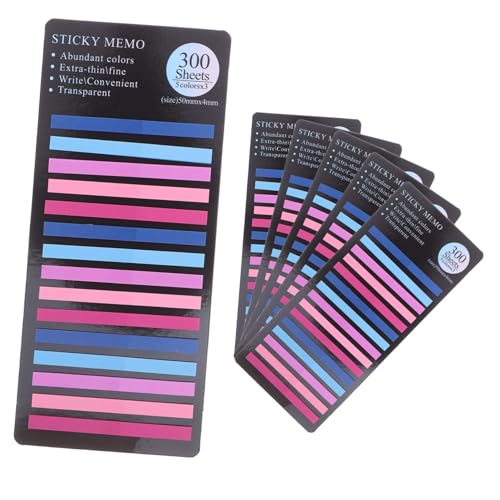 SOPOTUTU 1800 Stück Teiliges Farbiger Transparenter Pet indexstreifen Haftende Seitenmarker für Bücher Ablösbare Markierungsstreifen für Notizen Journale Schul Bürogebrauch SOPOTUTU 1800 Stück Teiliges Farbiger Transparenter Pet indexstreifen Haftende Seitenmarker für Bücher Ablösbare Markierungsstreifen für Notizen Journale Schul Bürogebrauch von SOPOTUTU
