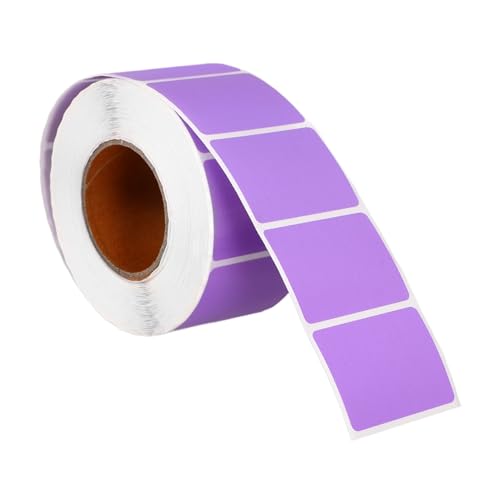 SOPOTUTU 1Rolle Farbenfrohe Thermoetiketten Selbstklebend Kratzfest Bedruckbar Für Etikettendrucker Langlebige Namensetiketten Lösung Für Büro Und Zuhause von SOPOTUTU