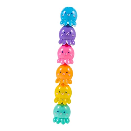 SOPOTUTU 1Satz Fluoreszierendes Marker für Teiliges Cartoon Highlighter mit Farbenfrohen Stiften und Hülle für Schule und Kreative Projekte von SOPOTUTU