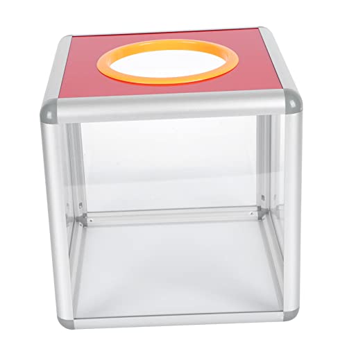 SOPOTUTU 1Stück Transparente Lotteriebox aus Große Wahlurne für Party und Verlosungen mit Sicherem Schloss für Faire Abstimmungen und Spendenaktionen von SOPOTUTU