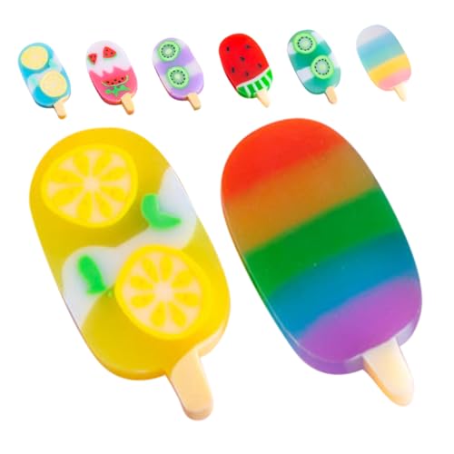 SOPOTUTU 2 Boxen Mini Cartoon Eiscreme Radiergummis Boxen Süße und Mini Radierer für Kreative und Lustige Schulstationery für Klassenzimmer und Partys von SOPOTUTU