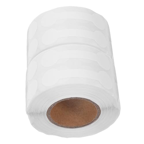 SOPOTUTU 2 Rollen Aufkleber Für Schmucketiketten Etiketten Für Geschäftsaufkleber Aufkleber Für Preisschilder Schmuck Aufkleber Preisaufkleber Für Den Einzelhandel Weiß Kraftpapier von SOPOTUTU