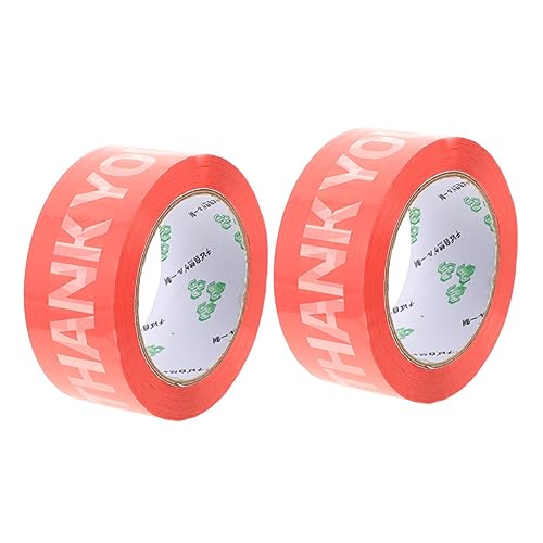 SOPOTUTU 2 Rollen Selbstklebendes Verpackungsband mit Thank You Aufdruck Duct Tape für Kreative Diy Verpackungen und Festival Dekoratives Klebeband für Büro und Zuhause SOPOTUTU 2 Rollen Selbstklebendes Verpackungsband mit Thank You Aufdruck Duct Tape für Kreative Diy Verpackungen und Festival Dekoratives Klebeband für Büro und Zuhause von SOPOTUTU