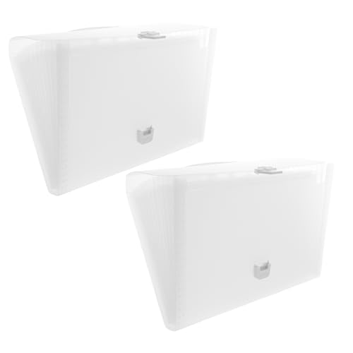 SOPOTUTU 2 Stück Accordion File Organizer mit Fächern Erweiterbarer Aktenordner mit Beschrifteten Tabs und Stabilem Griff Praktischer Dokumentenhalter für Büro Schule und Unterricht SOPOTUTU 2 Stück Accordion File Organizer mit Fächern Erweiterbarer Aktenordner mit Beschrifteten Tabs und Stabilem Griff Praktischer Dokumentenhalter für Büro Schule und Unterricht von SOPOTUTU