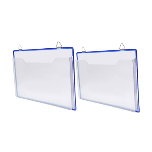 SOPOTUTU 2 Stück Hängende Dokumententasche Wandorganizer Fürs Büro Aktenhalter An Der Wand Montiert Tapeten-organizer Hängende Wandtasche Wandaktenhalter Aus Kunststoff Plastik Blue SOPOTUTU 2 Stück Hängende Dokumententasche Wandorganizer Fürs Büro Aktenhalter An Der Wand Montiert Tapeten-organizer Hängende Wandtasche Wandaktenhalter Aus Kunststoff Plastik Blue von SOPOTUTU