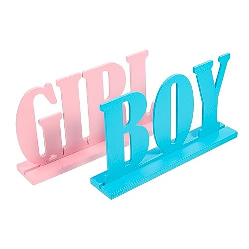 SOPOTUTU 2 Stück Holz Deko Gender Reveal Party Teilig Jungen Mädchen Holzschild Shower Babyparty Dekoration Neutral für Kindergeburtstag Langlebige Holzornamente SOPOTUTU 2 Stück Holz Deko Gender Reveal Party Teilig Jungen Mädchen Holzschild Shower Babyparty Dekoration Neutral für Kindergeburtstag Langlebige Holzornamente von SOPOTUTU
